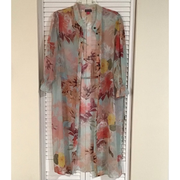 Vince Camuto Other - VINCE CAMUTO FLORAL DUSTER KIMONO SIZE MEDIUM  NWOT